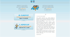 Desktop Screenshot of eurofest.si